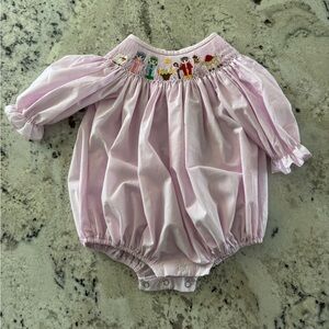 Pink nativity bubble